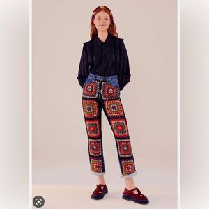 Farmrio Crochet Jeans - Size Small